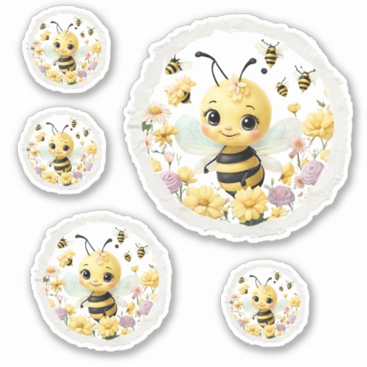 Sweet Bee Sticker (Voorkant)