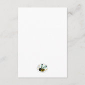 Sweet Bee verjaardagswoord Scramble Enclosure Kaar Informatiekaartje (Achterkant)