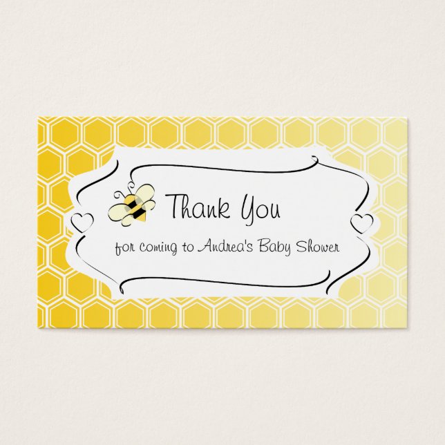 Sweet Bee Visitekaartje (Voorkant)