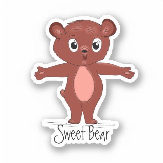 Sweet Beer Hug Sticker (Voorkant)