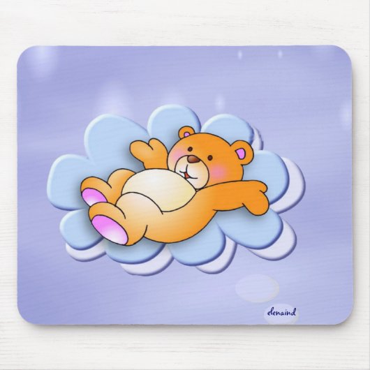 Sweet Beer op de cloud Muismat (Voorkant)