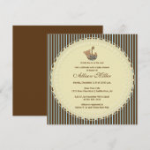 Sweet Beer Umbrella Boy Baby shower Kaart (Voorkant / Achterkant)