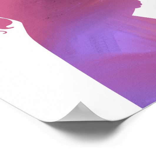 Sweet Beginnings - Zwangerschapskunst Poster (Hoek)