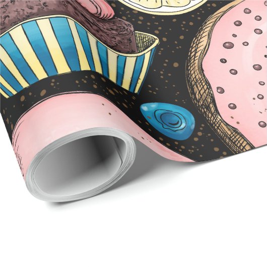 Sweet-behandelingen Cadeaupapier (Rol Hoek)