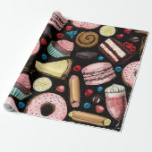 Sweet-behandelingen Cadeaupapier (Uitgerold)