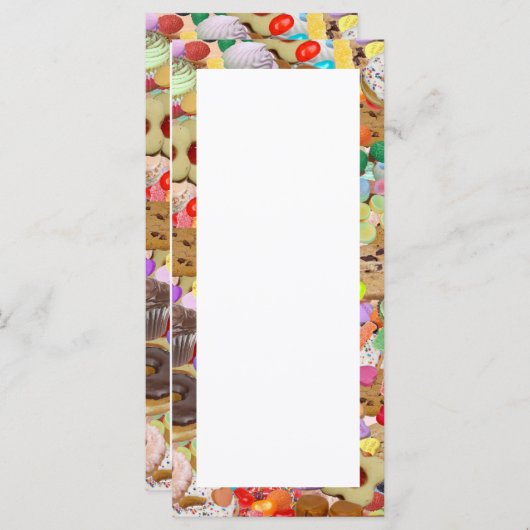 Sweet-behandelingen Menu (Voorkant / Achterkant)