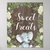 Sweet-behandelingen / Rustisch Oerwoud Elephant Ba Poster (Voorkant)