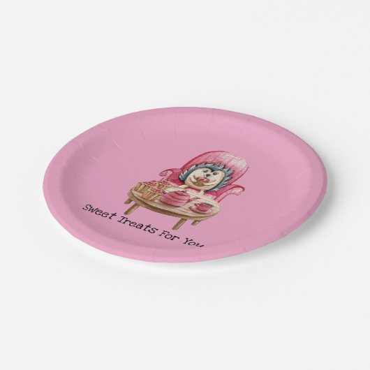 Sweet-behandelingen voor u - Porcupine Paper Bord (Gekanteld)