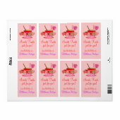 Sweet behandelt Grote Etiketten (Full Sheet)