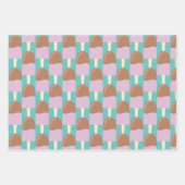 Sweet Behandelt Ice Cream Trio Inpakpapier Vel (Voorkant 3)