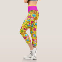 Sweet Behandelt Pop Mode Capris Leggings