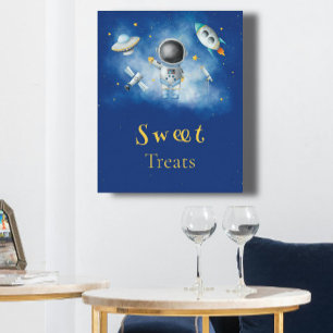 Sweet Behandelt Space Astronaut Boy raketten sterr Poster