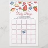 Sweet Berry Baby shower Bingo Game (Voorkant)