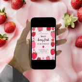 Sweet Berry First Birthday Kaart