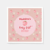 Sweet Berry First Birthday Servet (Voorkant)