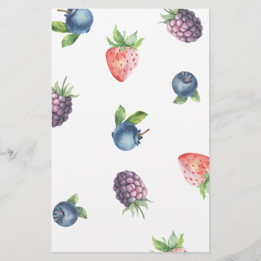 Sweet berry - Wat zit er in je tas spel (Achterkant)