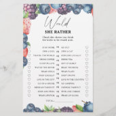 Sweet berry - Zou ze liever vrijgezellenfeest spel (Voorkant)