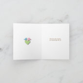 Sweet Bird familie Dank u Notecard Bedankkaart (Binnen)