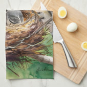 Sweet bird nest painting theedoek (Quarter Fold)