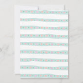 Sweet Bird Paraplu Baby shower Invitation Kaart (Achterkant)