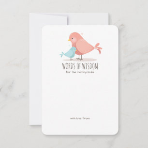 Sweet Birdie Baby Boy Nieuw Mapadvies Tussenvoegse Advieskaart