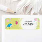 Sweet Birdie retouradres label (Insitu)