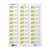 Sweet Birdie retouradres label (Full Sheet)