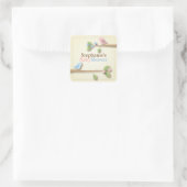 Sweet Birdie Twin Boy Meisje Baby shower Sticker (Tas)