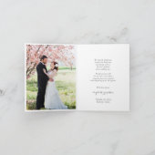 Sweet Birds Floral Garden Dank je wel Bedankkaart (Binnen)