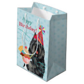 Sweet Birthday Bouvier des Flandres Medium Cadeauzakje (Achterkant Gekanteld)