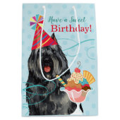 Sweet Birthday Bouvier des Flandres Medium Cadeauzakje (Voorkant)