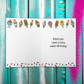 Sweet Birthday Card voor haar | Ice Cream Cone Kaart