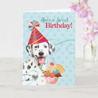 Sweet Birthday Dalmatian Kaart