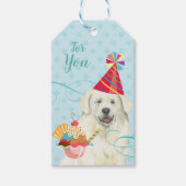 Sweet Birthday Great Pyreneeën Gift Labels Cadeaulabel (Voorkant)