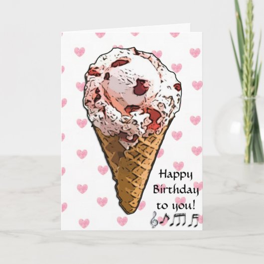 Sweet Birthday Kaart voor haar (Voorkant)