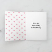 Sweet Birthday Kaart voor haar | Birthday Cupcake (Binnen)