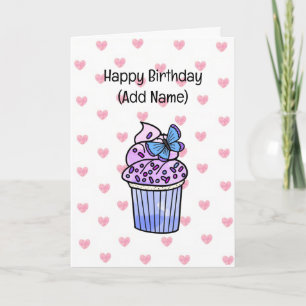 Sweet Birthday Kaart voor haar   Birthday Cupcake