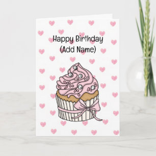 Sweet Birthday Kaart voor haar Birthday CupCake