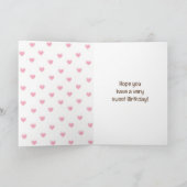 Sweet Birthday Kaart voor haar | Birthday Cupcake (Binnen)