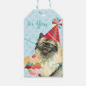 Sweet Birthday Keeshond Gift Labels Cadeaulabel (Voorkant)