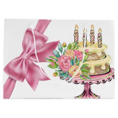 Sweet Birthday Large Gift Bag Groot Cadeauzakje (Achterkant)