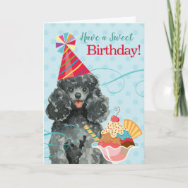 Sweet Birthday Speelgoed Poodle Kaart