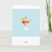 Sweet Birthday Welsh Springer Spaniel Kaart (Achterkant)