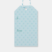 Sweet Birthday Wheaten Terrier Gift Labels Cadeaulabel (Achterkant)