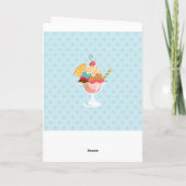 Sweet Birthday Yorkie Kaart (Achterkant)