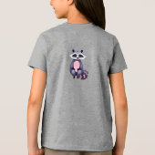 Sweet Black Baby Raccoon Tri-Blend Shirt (Achterkant)