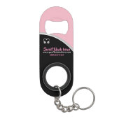 Sweet Black Bean Promotional Business Sleutelhange Mini Flessenopener (Achterkant)