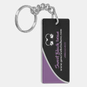 Sweet Black Bean Promotional Business Sleutelhange Sleutelhanger (Voorkant Links)