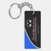 Sweet Black Bean Promotional Business Sleutelhange Sleutelhanger (Voorkant Links)