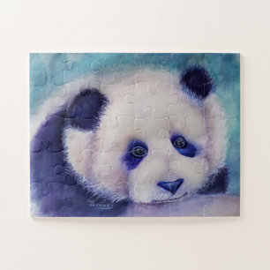 Sweet Black en White Panda Beer Legpuzzel